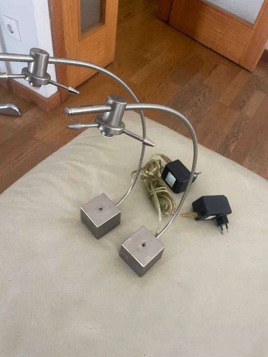 Candeeiro antigo de Pé com LED Integrado mesa de cabeceira