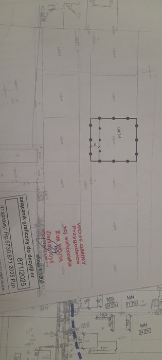 Działka budowlana z warunkami zabudowy
