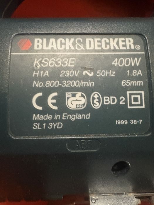 Wyrzynarka Black  Decker