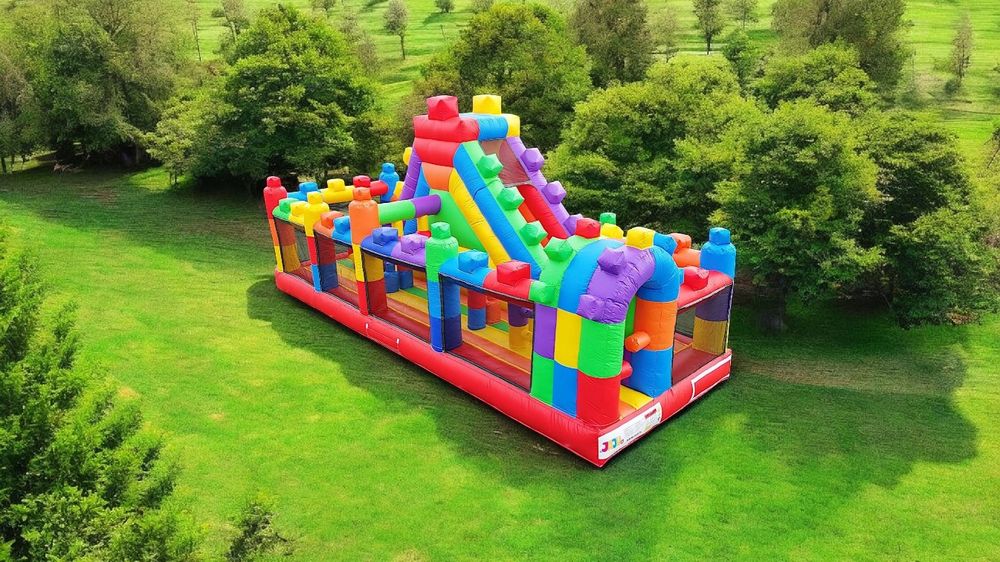 Dmuchany tor przeszkód 10 x 4 m – wynajem | Mazowieckie