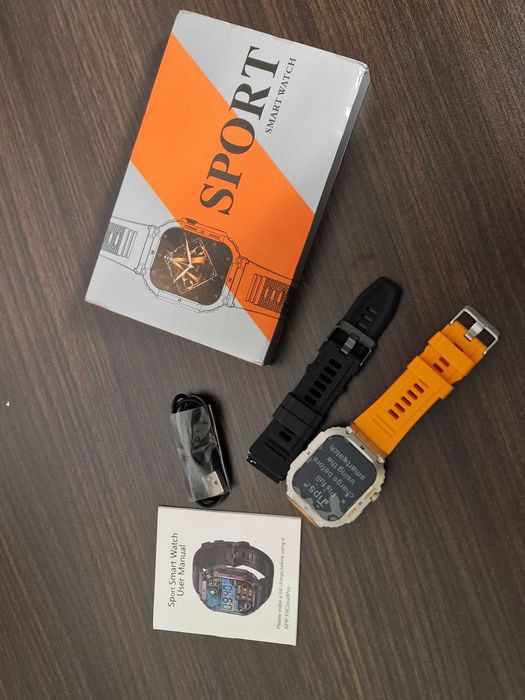 Smartwatch taktyczny, tracker aktywności fizycznej, zegarek sportowy
