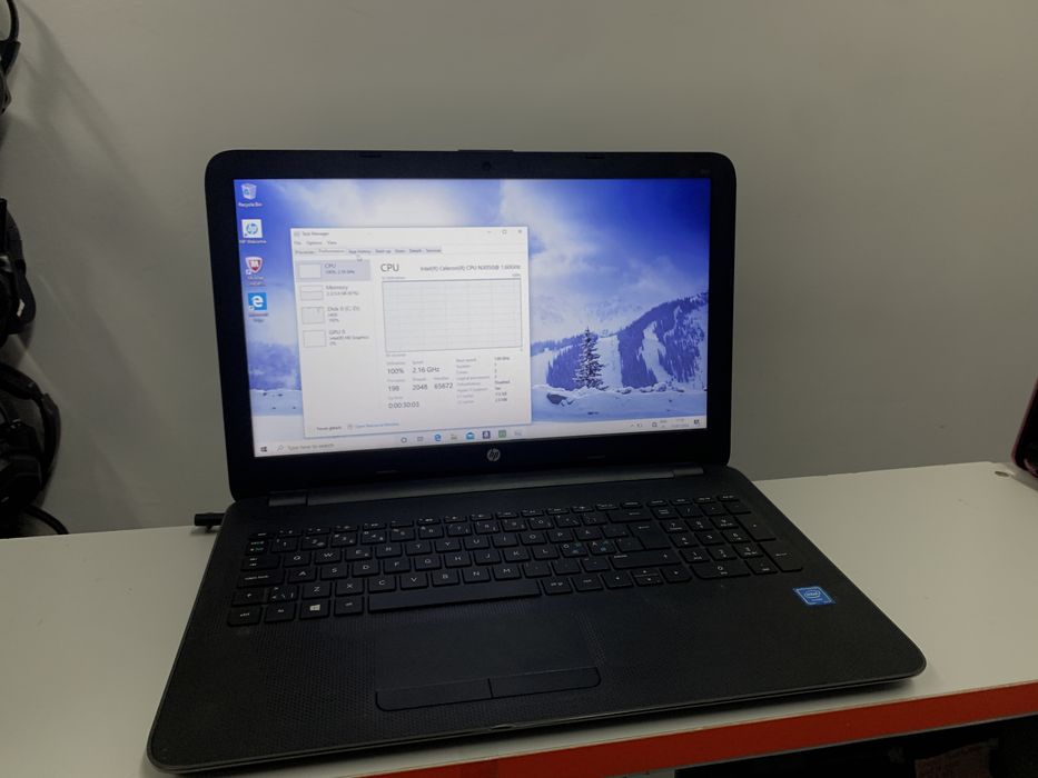 Ноутбук HP 250 4G Intel(R) Celeron(R) CPU N3050 1.60GHz
