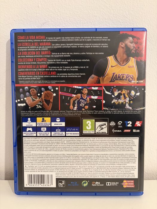 Jogo NBA 2k20 - PS4