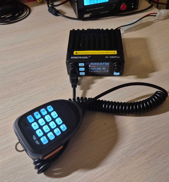Радіостанція  дводіапазонна  145/435 МГц Hiroyasu IC-980 pro