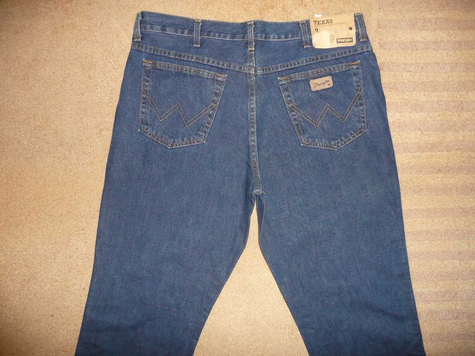 NOWE spodnie dżinsy WRANGLER W38/L34=50/116cm jeansy