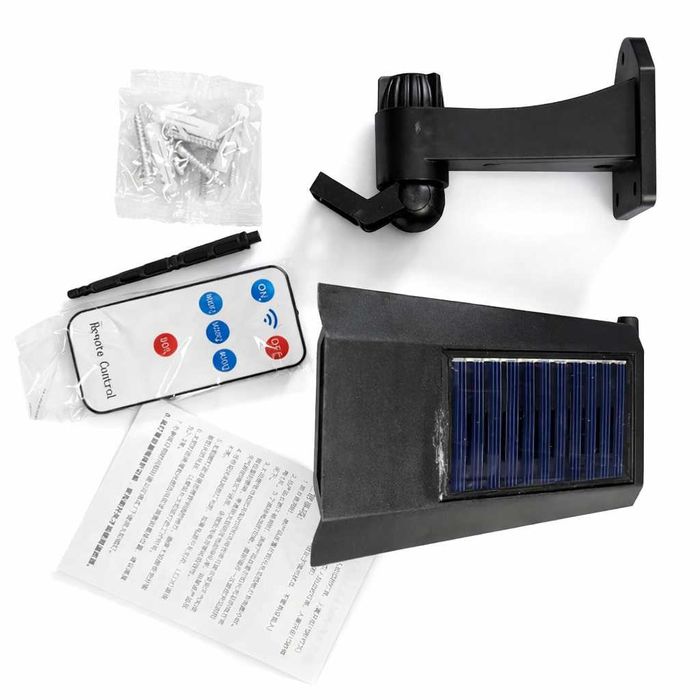 Ліхтар-муляж камери 2в1  Сонячна батарея Пульт Світильник 42 LEDлампи