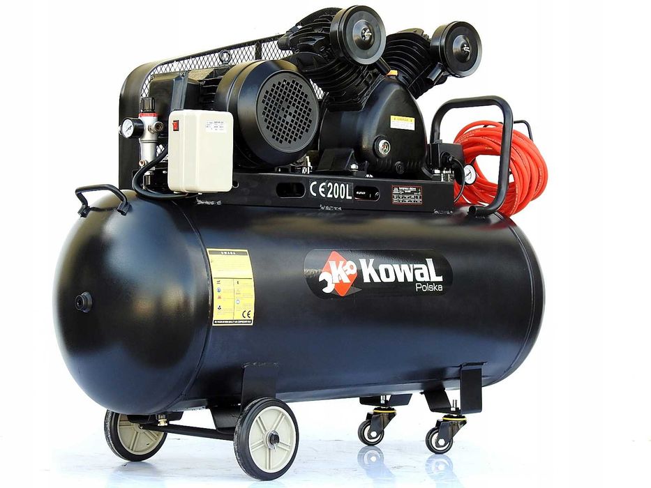 12 Bar KOMPRESOR k19 olejowy tłokowy 200L sprężarka pompa powietrza