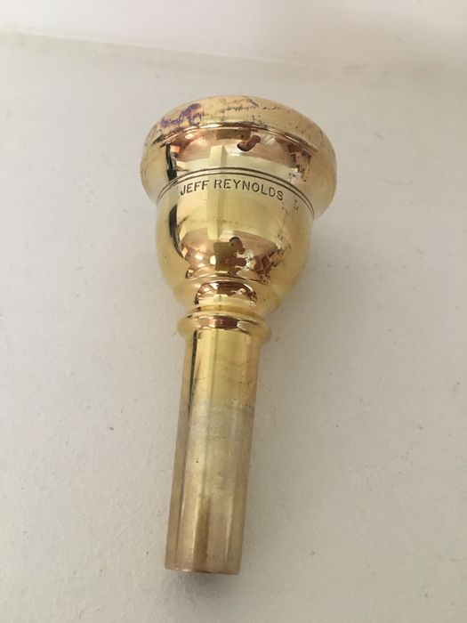 Bocal trombone baixo Jeff Reynolds L (Gold)