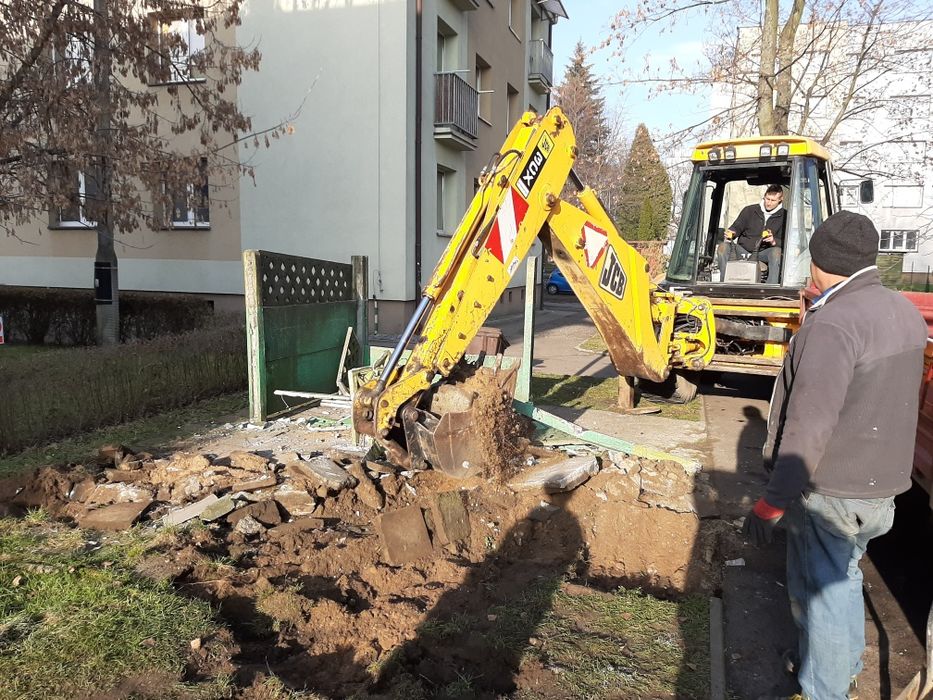 Usługi koparko ładowarką * Śląsk * Czeladź * Katowice * Sosnowiec