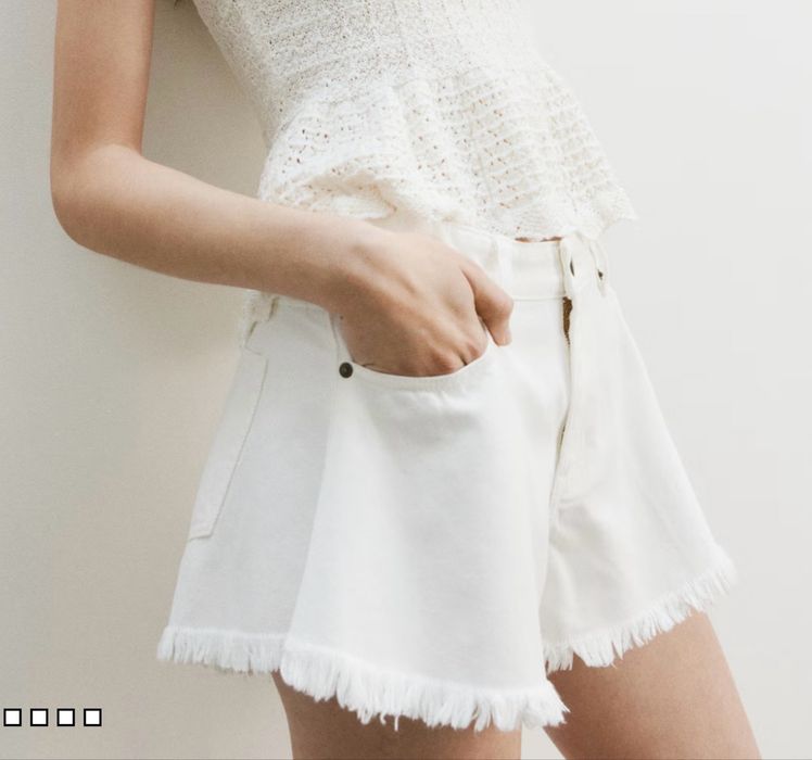 Шорти з розпушеними краями H&M