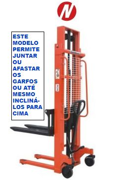 Empilhador Stacker 3 Mts 1000kgs Manual ND16002