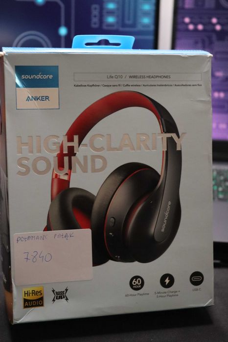 Słuchawki nauszne SOUNDCORE Life Q30 ANC Czarny (7840)