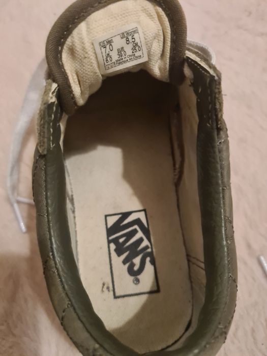 Tens Vans verdes, tamanho 39