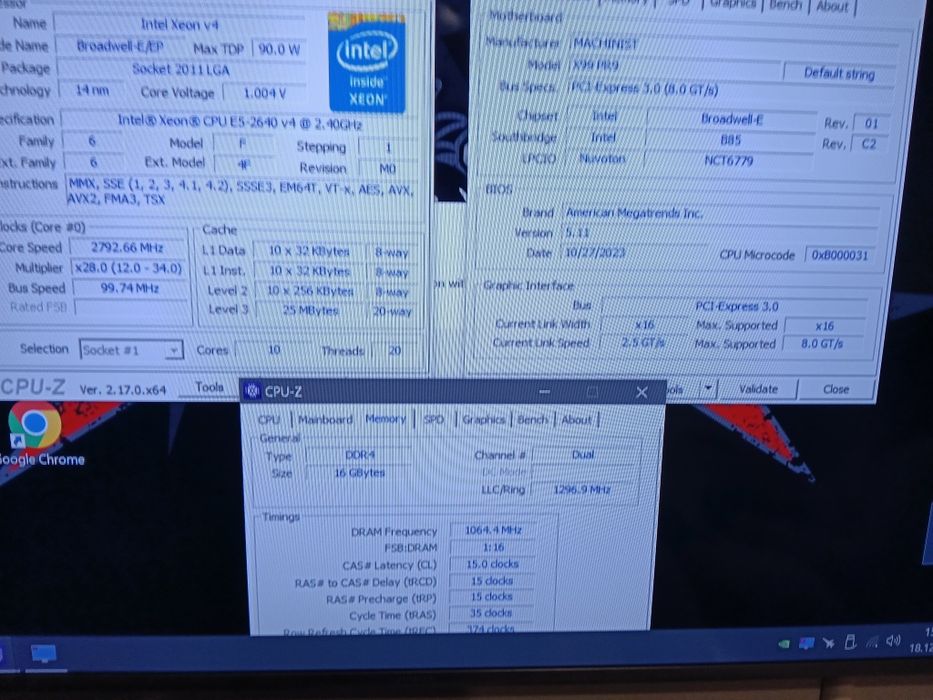 Machinist X99 Pro9  E5 2640 v5