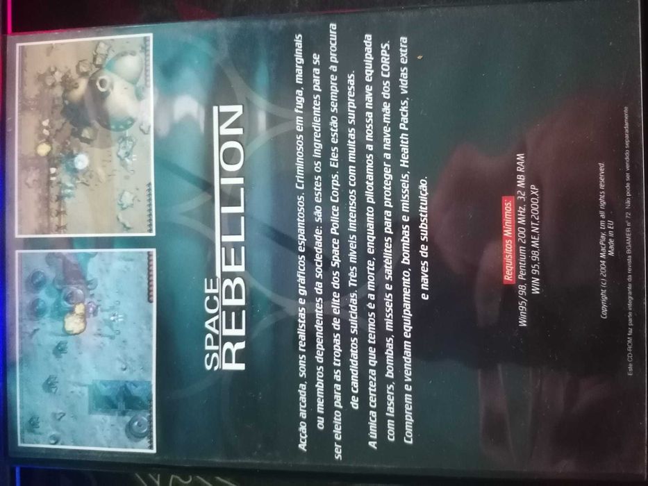 Space Rebellion jogo Pc como novo na caixa original