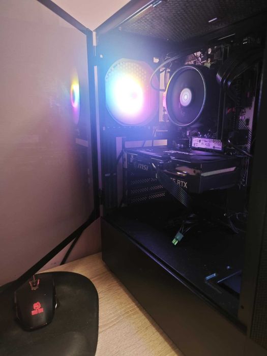Komputer Ryzen 5-RTX 8gb-16gb-ssd m2 1tb+Monitor165hz/Gwar2027 lub zam