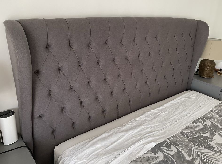 Cabeceira cama casal capitone