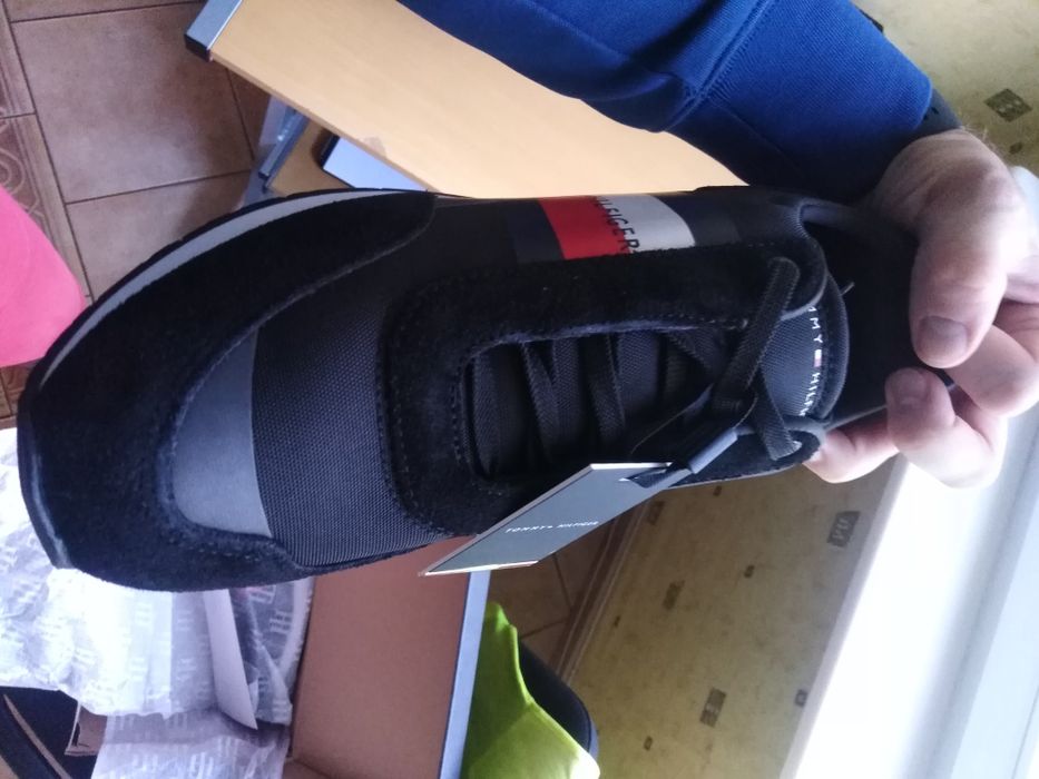 Sneakersy Tommy Hilfiger 44 czarne/nowe/oryginalne/Gomez/karton
