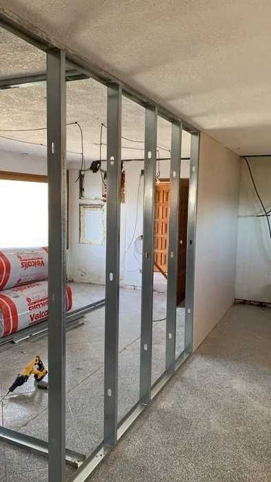 PLADUR, Tectos, paredes divisorias