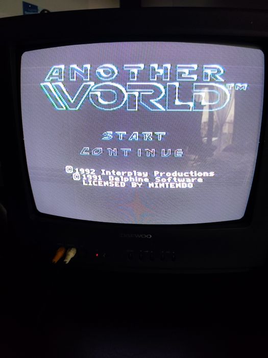 Another World SNES/Super Nintendo