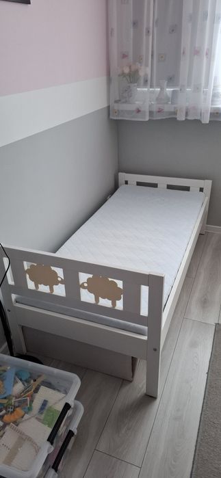 Łóżko łóżeczko dla dziecka  Ikea Sultan Lade z materacem