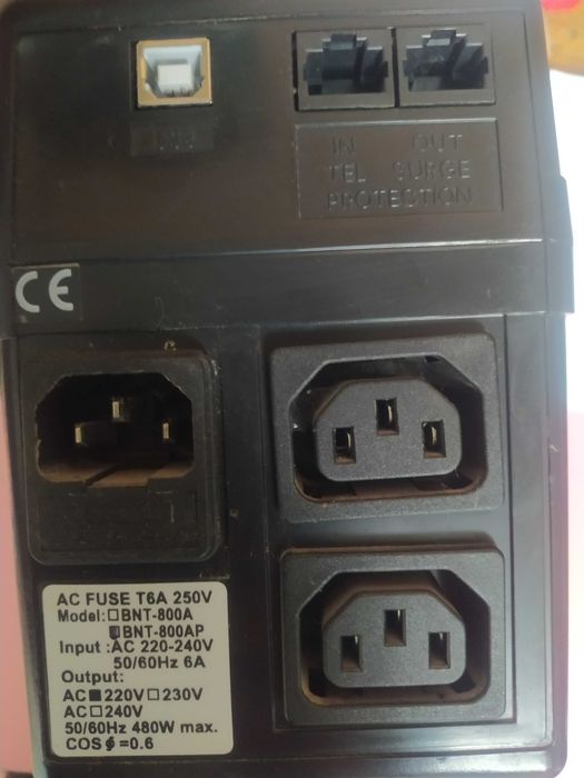 Пристрій безперебійного живлення BNT-800AP Schuko Powercom