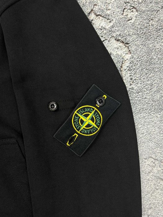 Зіп‑худі Stone Island з патчем кофта зипка светр стон айленд унісекс преміум