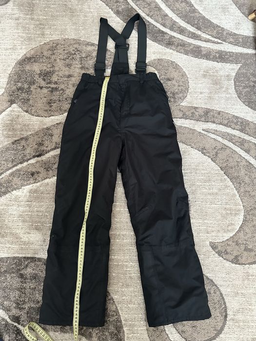 Чорні лижні штани 140