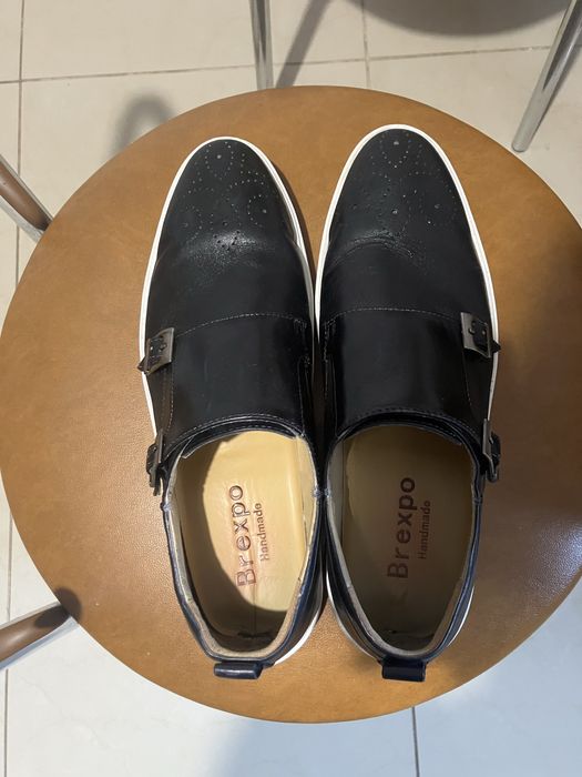 Buty męskie monki 42 naturalna skóra