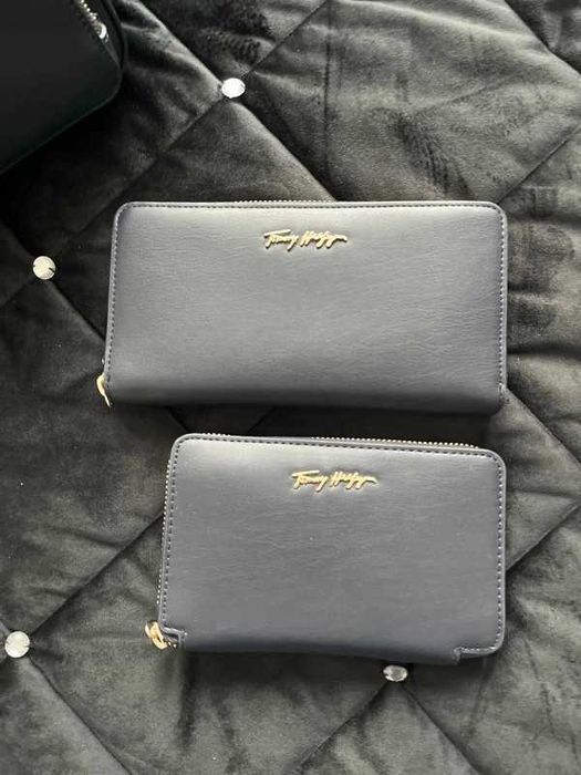 Tommy Hilfiger portfel granatowy