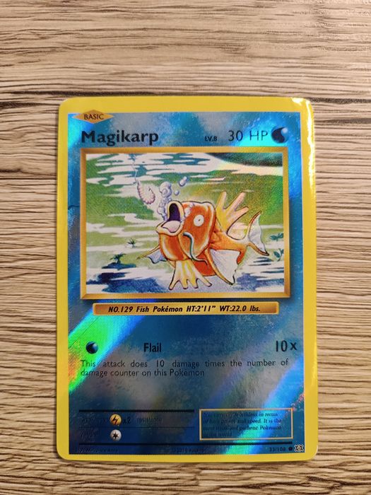 Karta Pokemon magikarp 33/108  2016