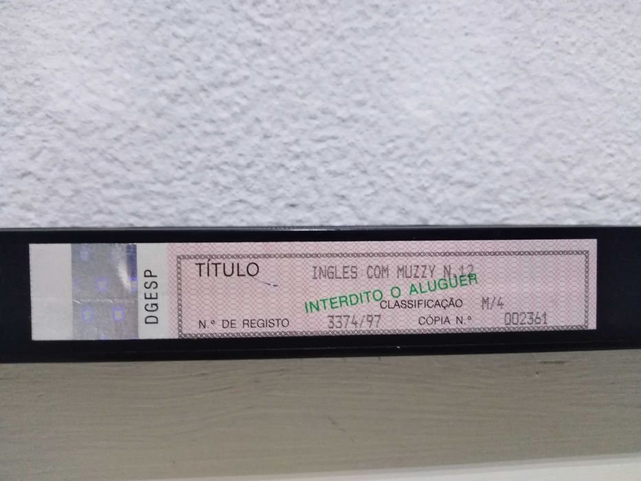 Cassetes VHS Muzzy Vol. 4,5,9,12
