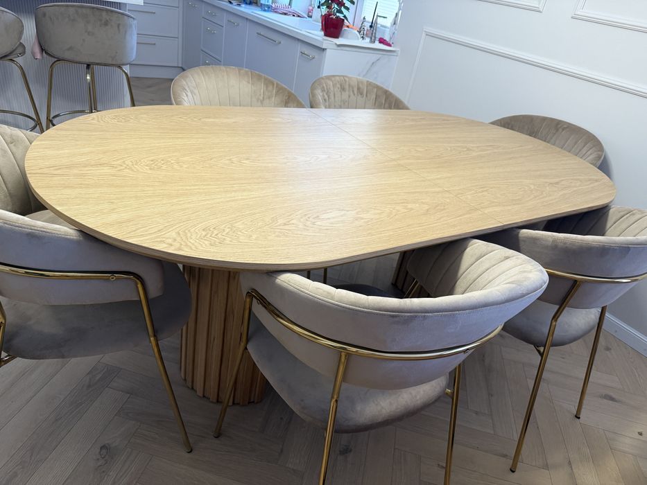 Stół rozkladany lamele