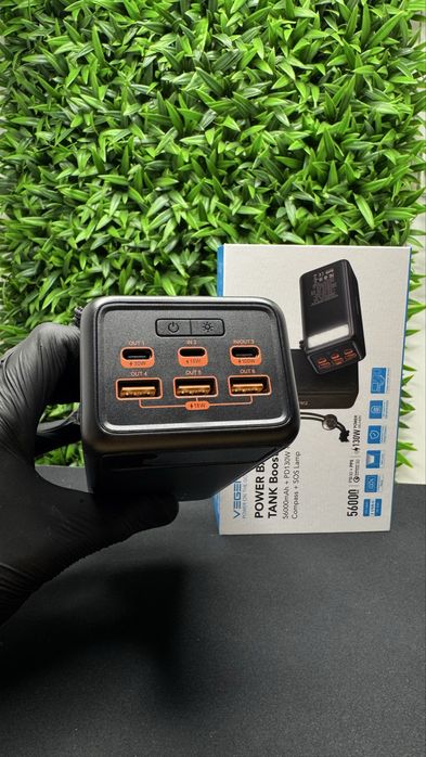 Потужний павербанк для ноутбука! Veger 56000 mAh 130W з гарантією