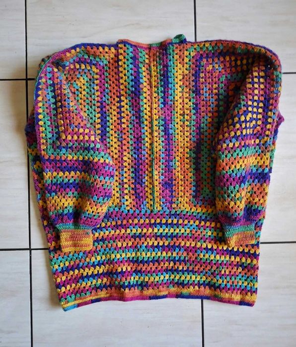 kardigan, sweter hexagon damski, rozm 30-40