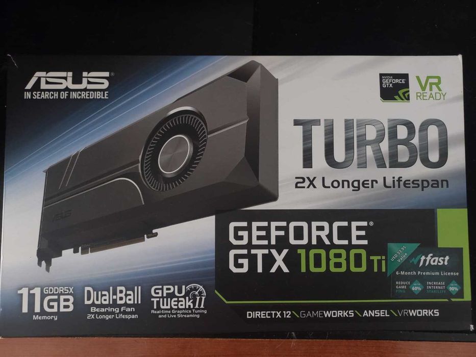 NVIDIA GeForce GTX 1080 Ti 11GB – ASUS Turbo