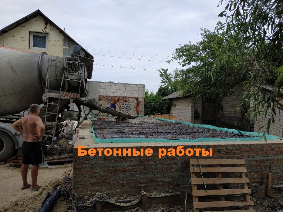 Фундамент зимой !Бетонные работы=наш конек!Монолит,Бетонировка,лента