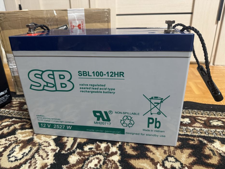 Аккумулятор AGM SSB SBL 100-12HR