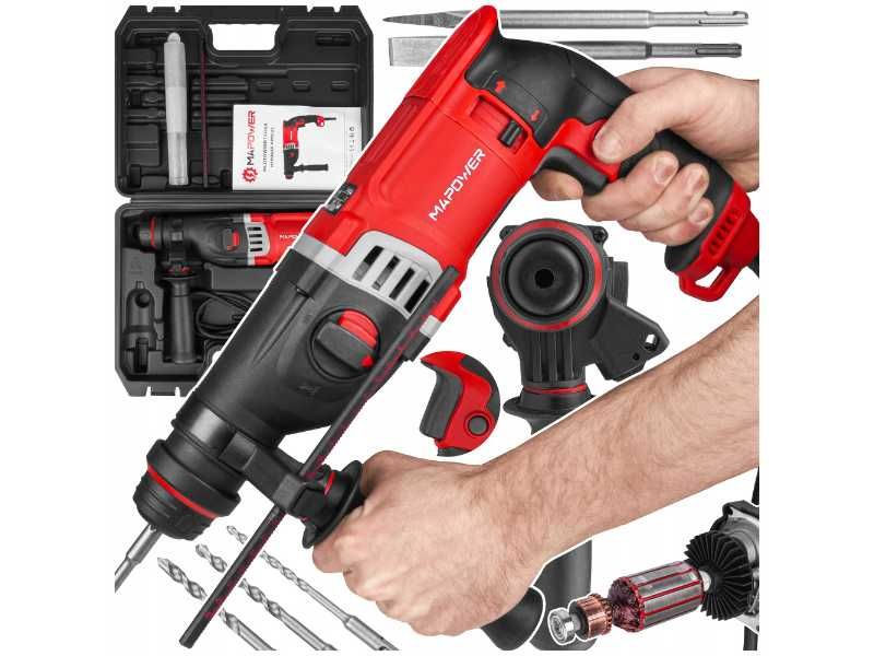 Młotowiertarka SDS+ 1200W młot udarowy 4w1 kucie MOCNA OKAZJA FV23!