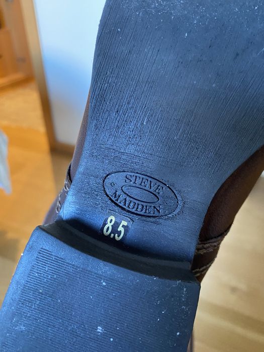 Botas em pele STEVE MADDEN tam. 39