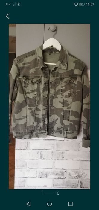 Kurtka jeansowa moro