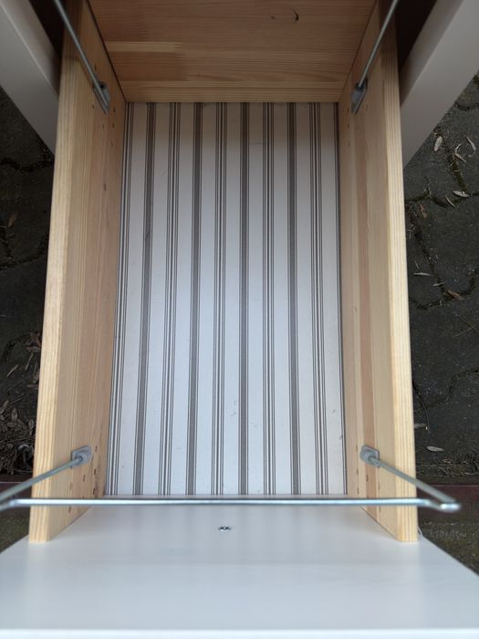 Biurko ikea hemnes lite drewno białe + Nadstawka + Dowóz Stan BDB