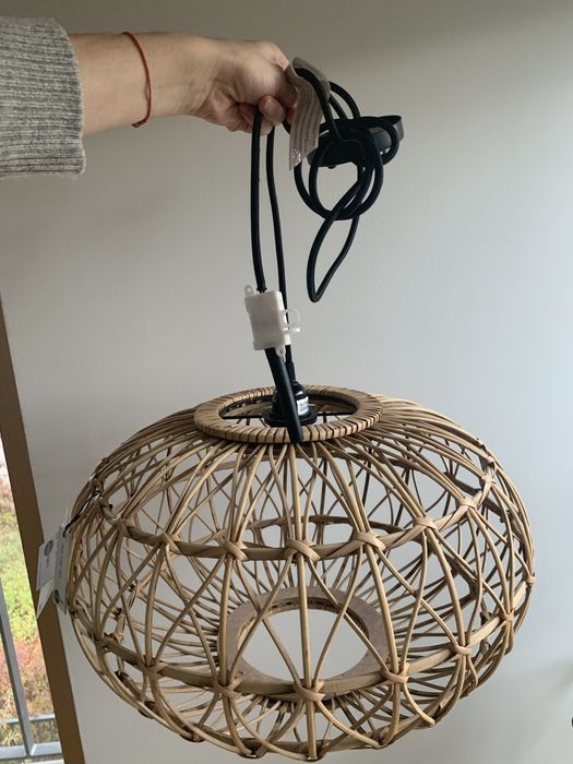 Lampa w stylu boho