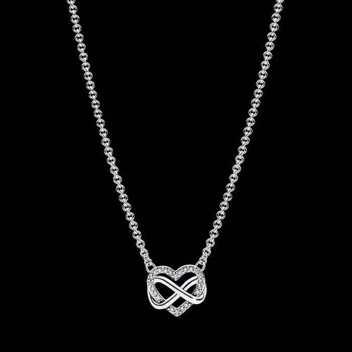 Кольє Pandora  "Блискуче серце нескінченності"