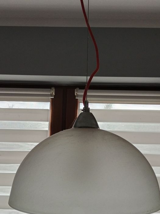 Lampa kuchenna do holu szklany klosz