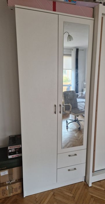 Szafa dwudrzwiowa wąska 80 cm jak nowa!