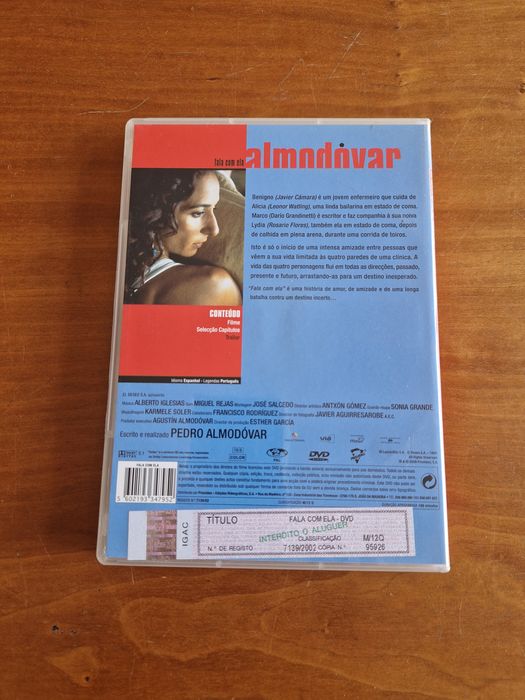 DVD "Fala com ela", Pedro Almodóvar, 2002