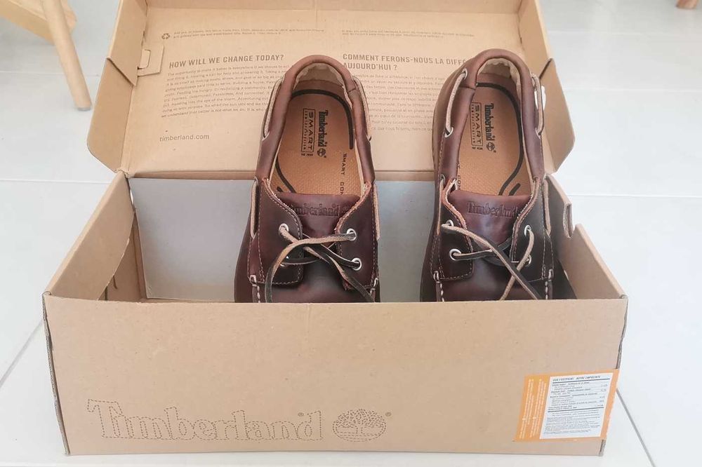 Sapatos Timberland Homem 41 | Pele | Como Novos | Pouco Uso