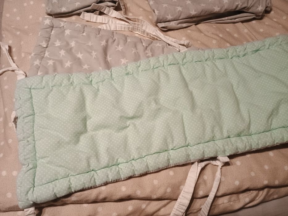 Zestaw ochraniacz plus pościel do łóżeczka