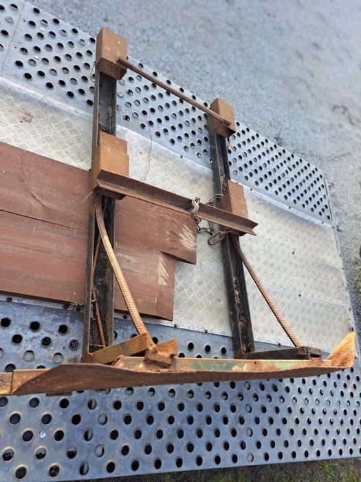 Lemiesz Spychacz Zgarniacz do Widlaka Samoróbka